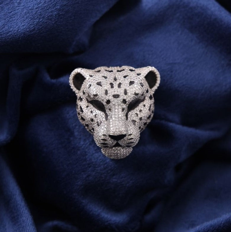 925 silver minakari Brooch