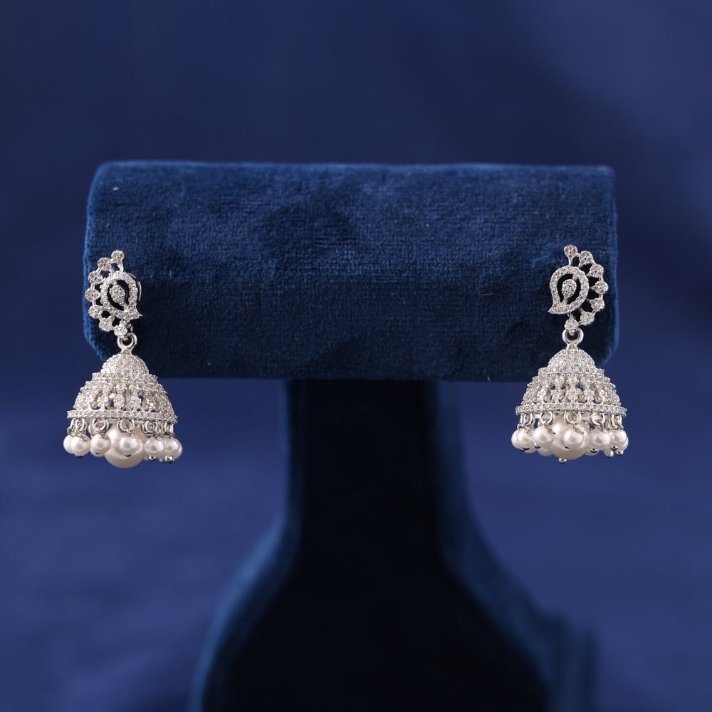 Classiya Silver Jhumka For Girls And Women