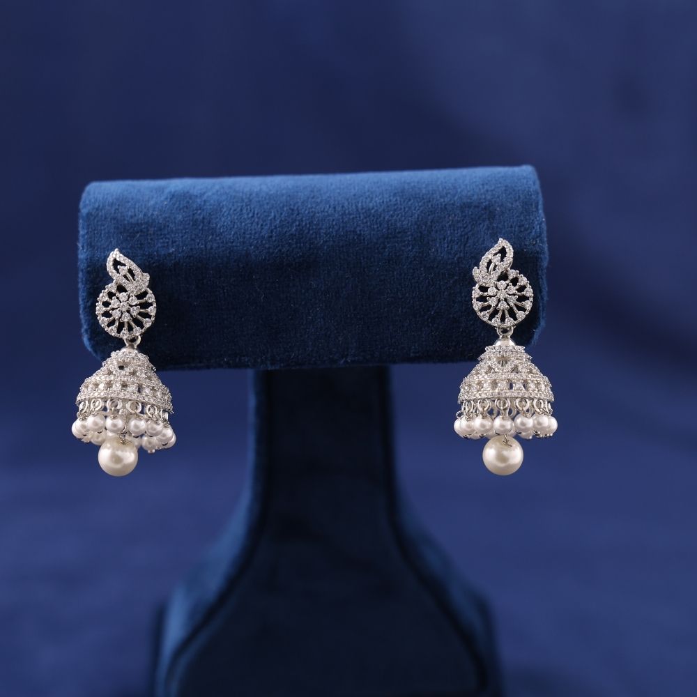 Gorgeous 925 Silver Jhumka