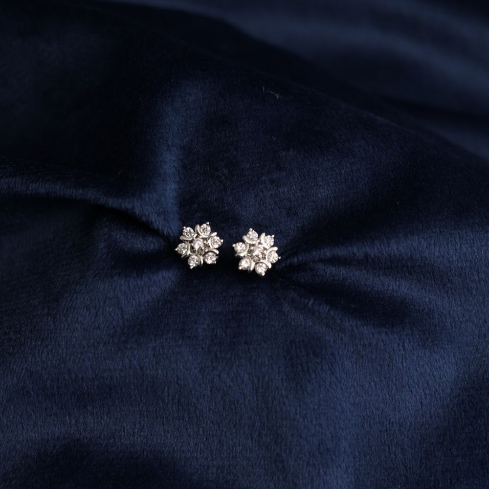 925 sterling silver Ear Stud Minimalistic Earring Pair