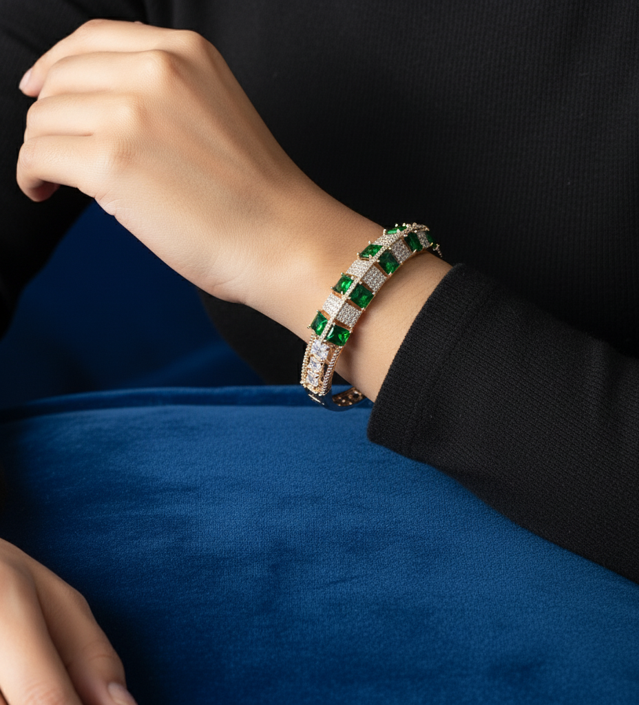 92.5 Silver Cuff bracelet