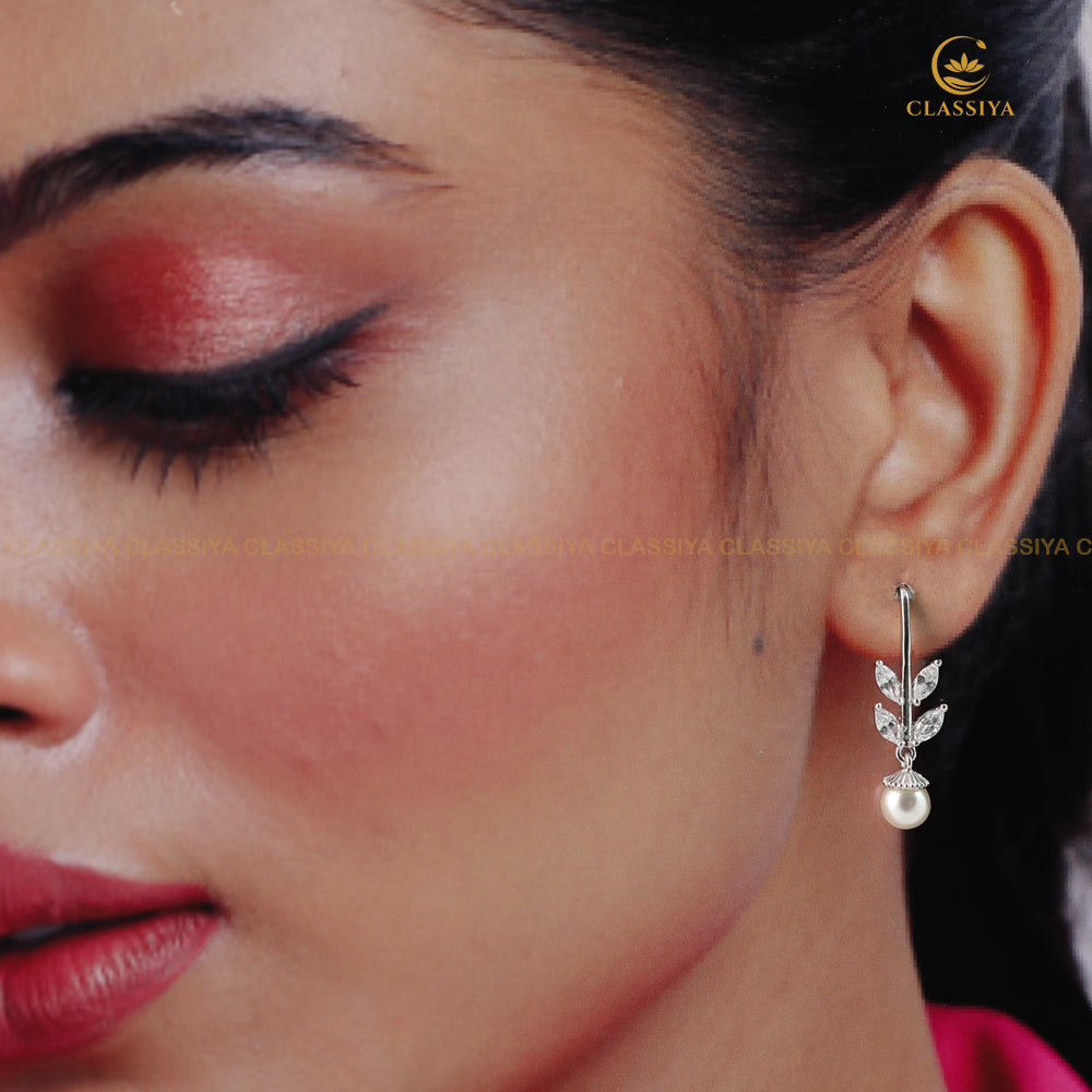 925 silver drop earrings for women and girls