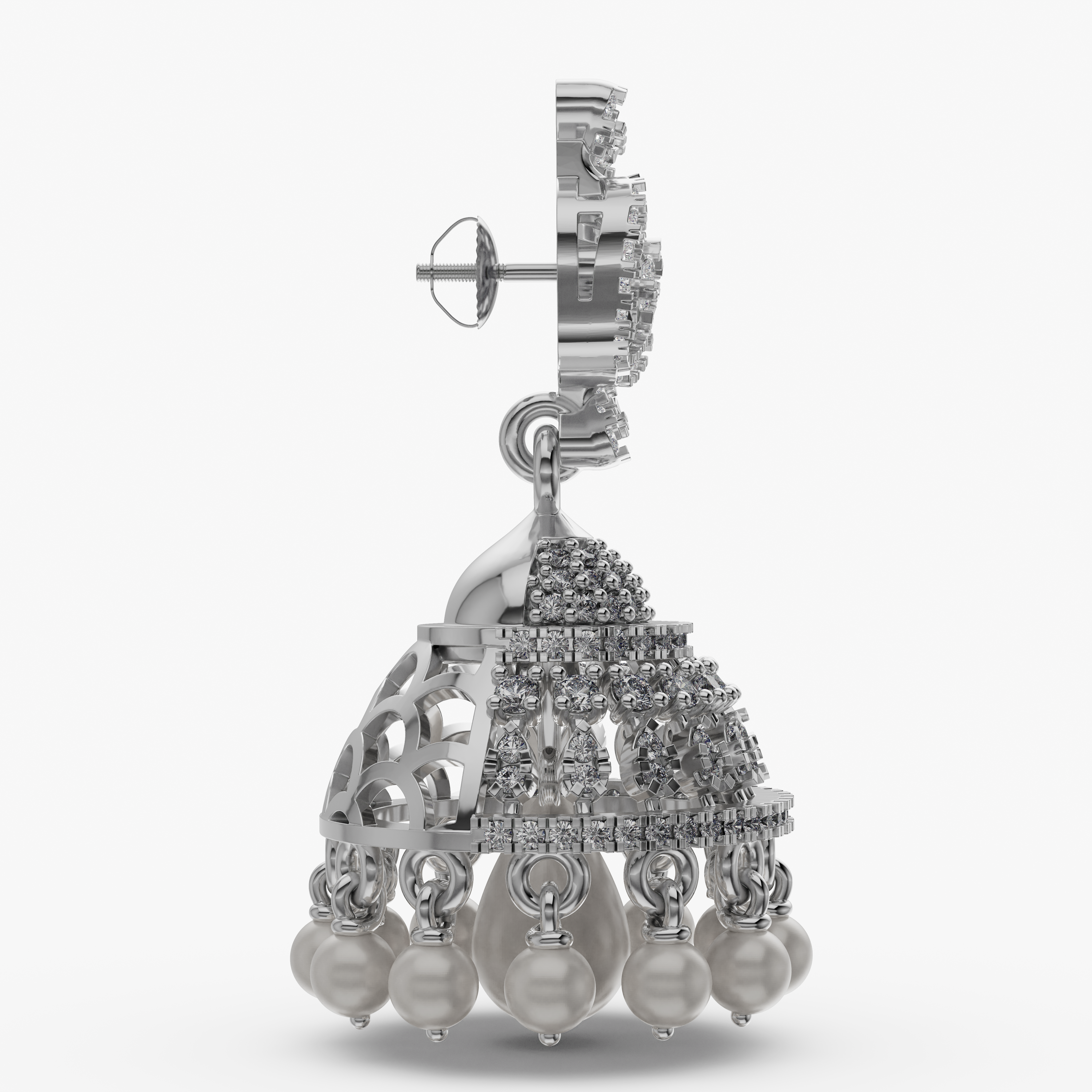 Classiya Silver Jhumka For Girls And Women