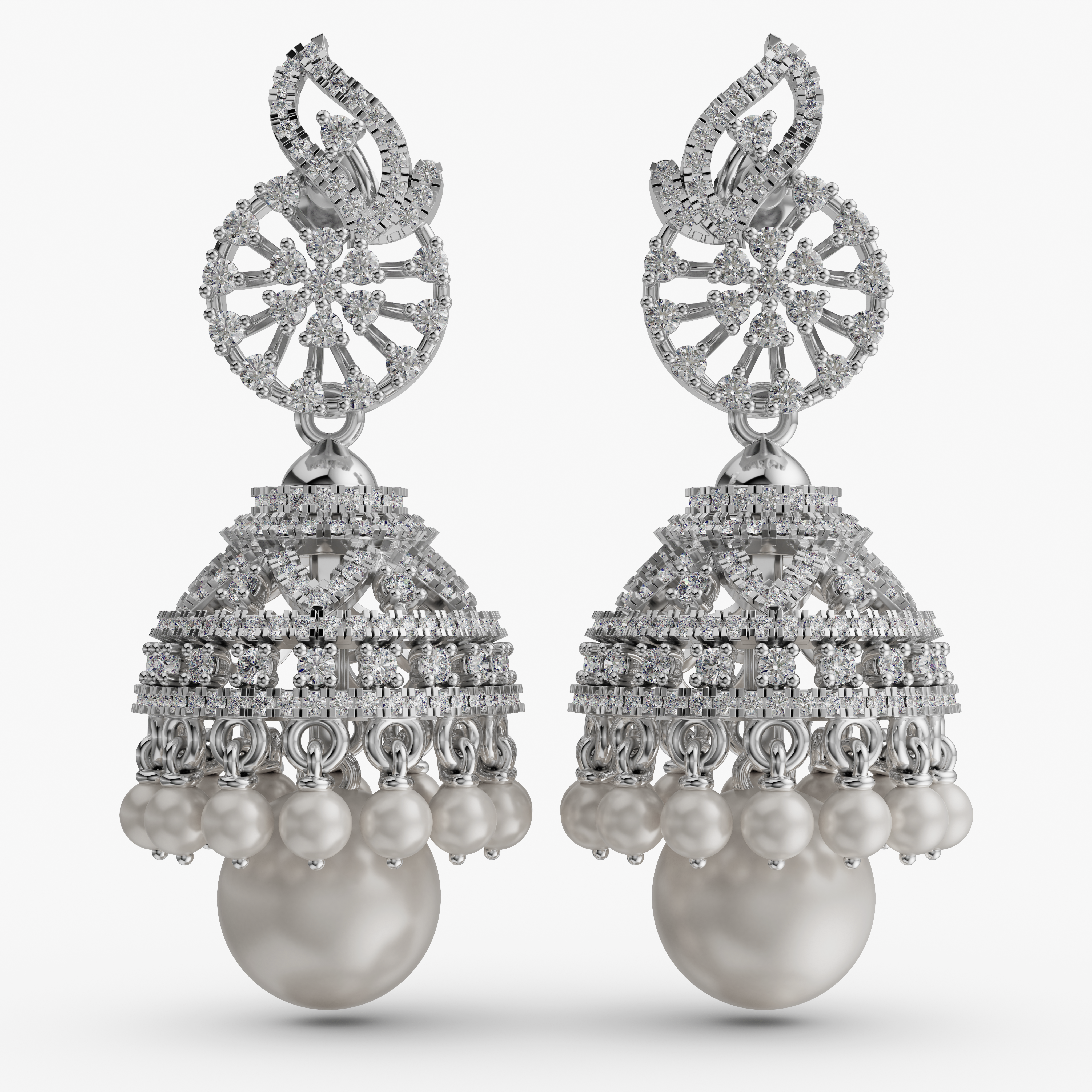 Gorgeous 925 Silver Jhumka