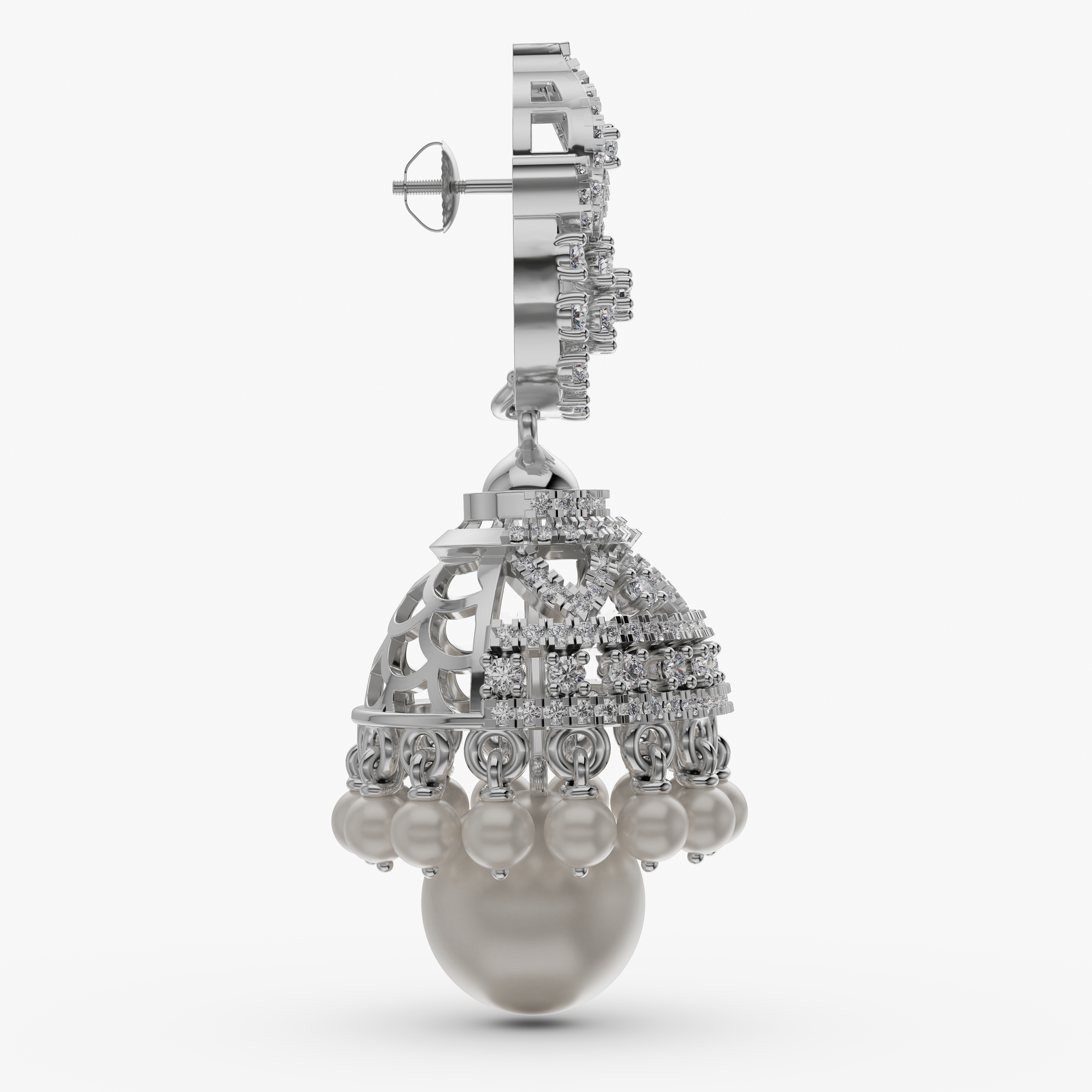 Gorgeous 925 Silver Jhumka