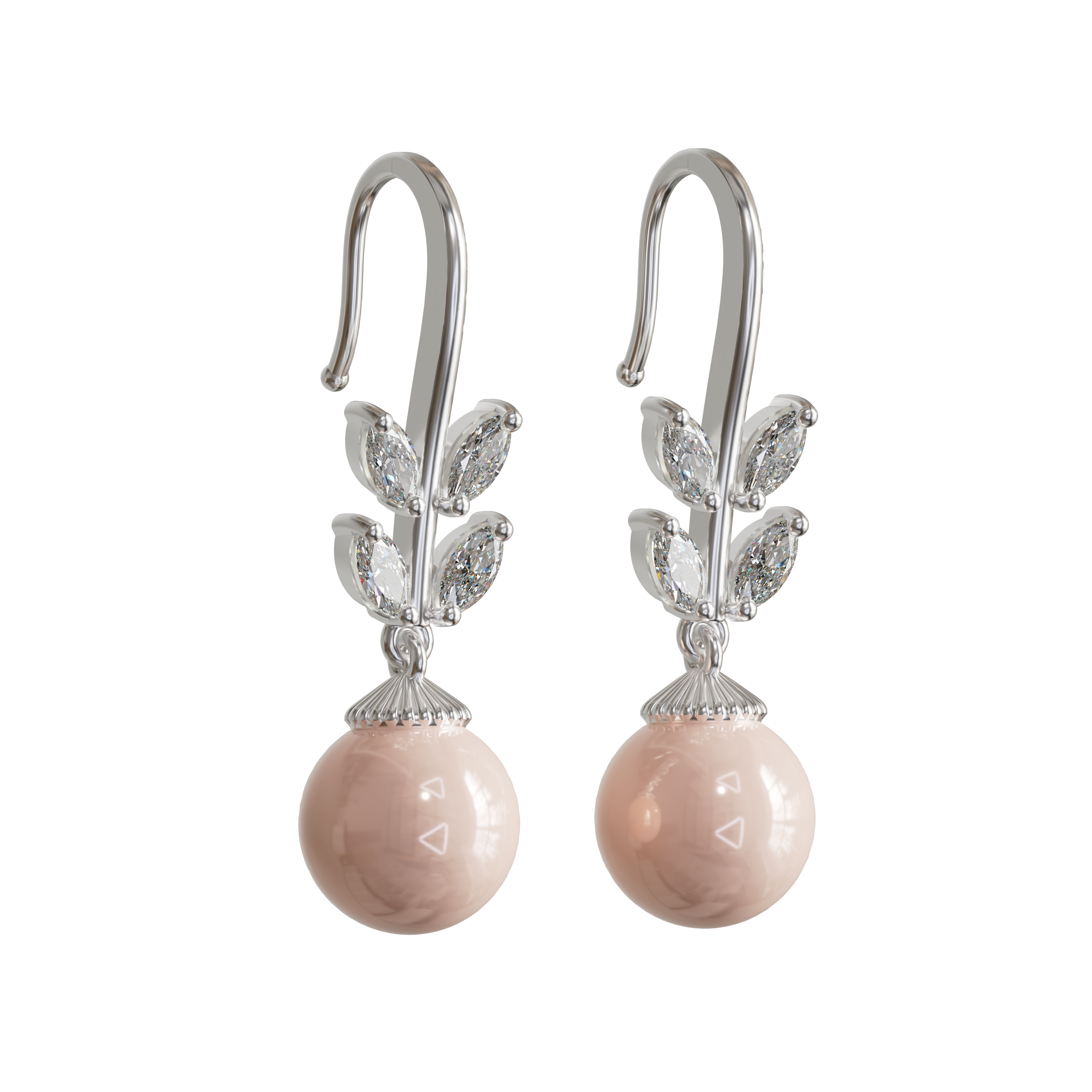 925 silver drop earrings for women and girls