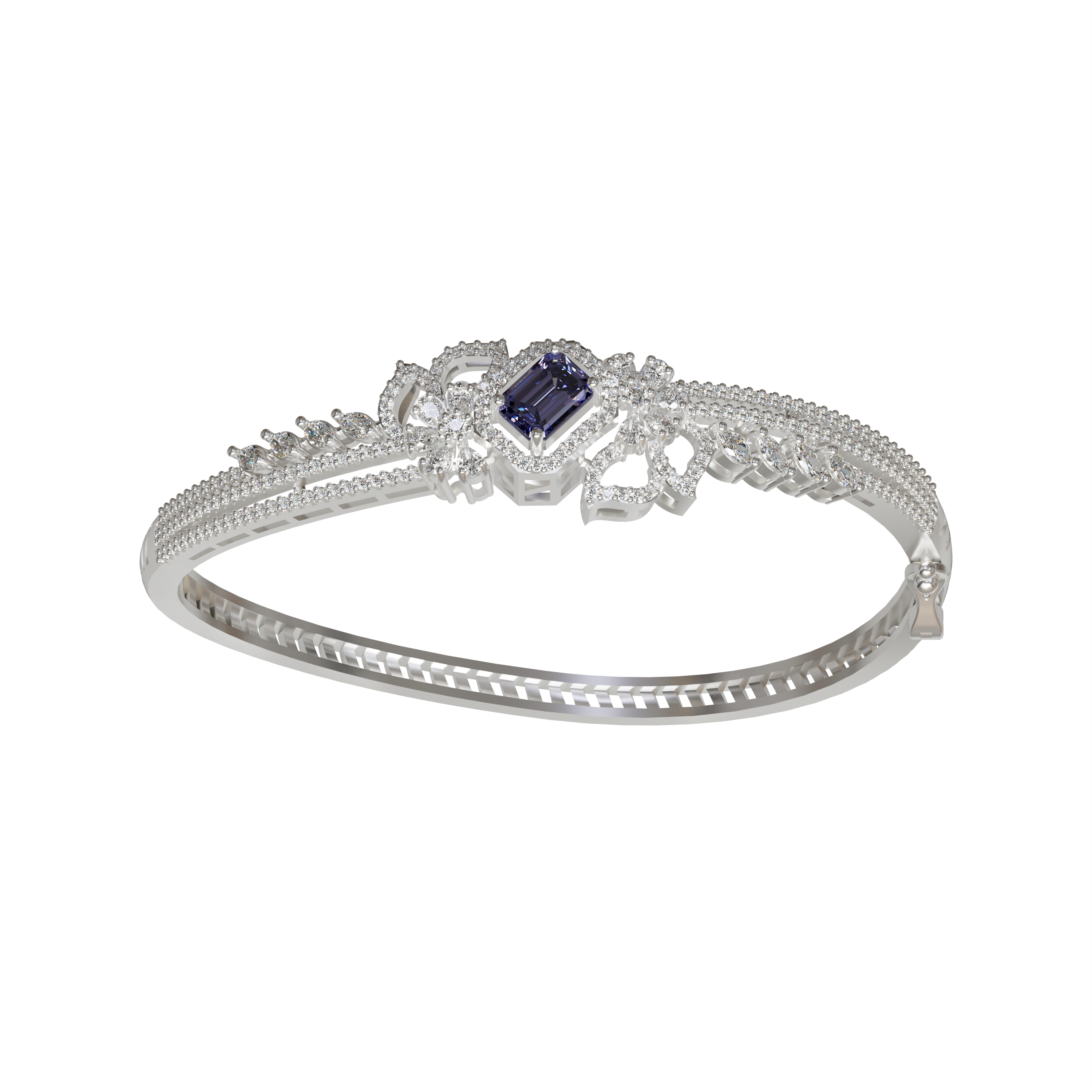 925 Silver Cuff bracelet for Gift