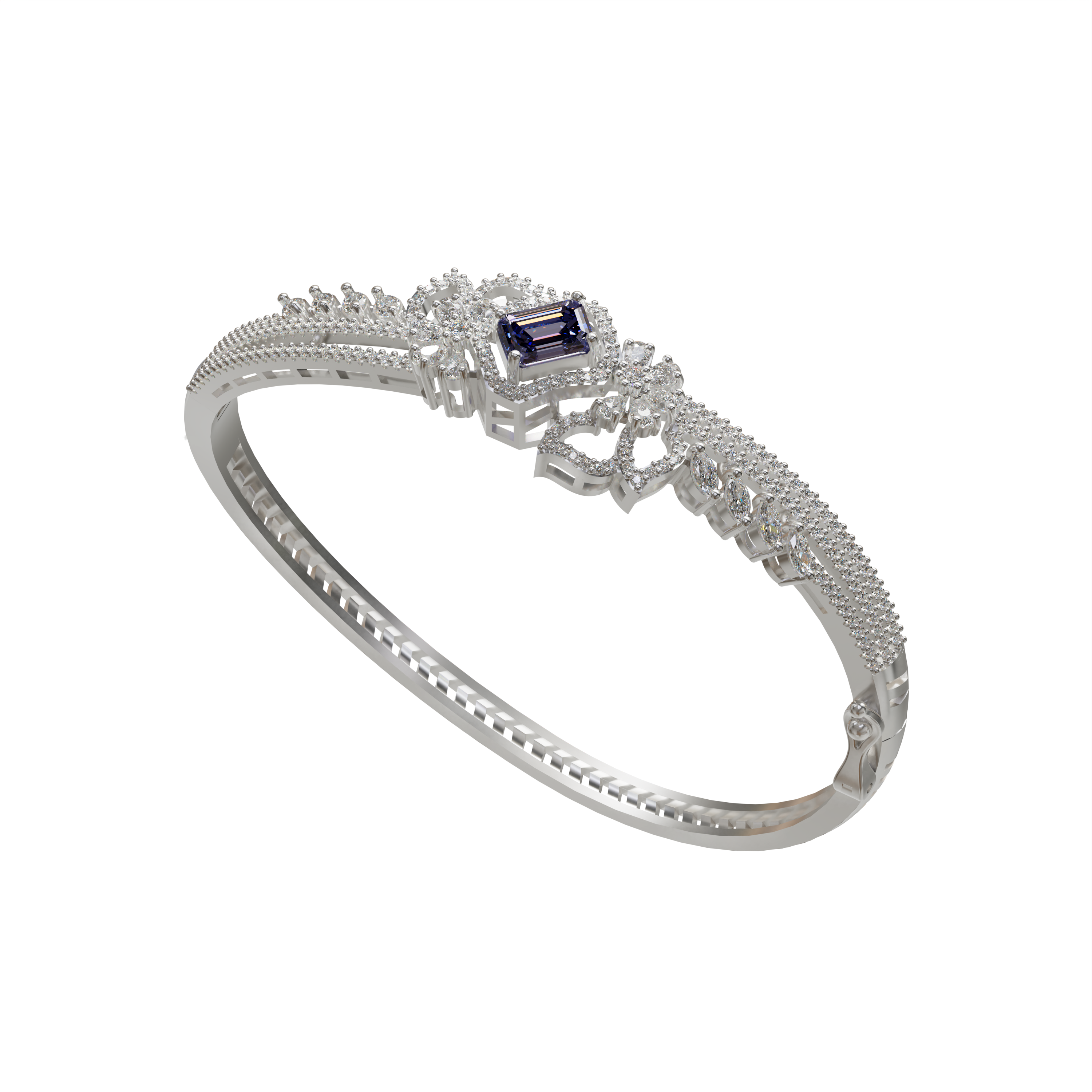 925 Silver Cuff bracelet for Gift