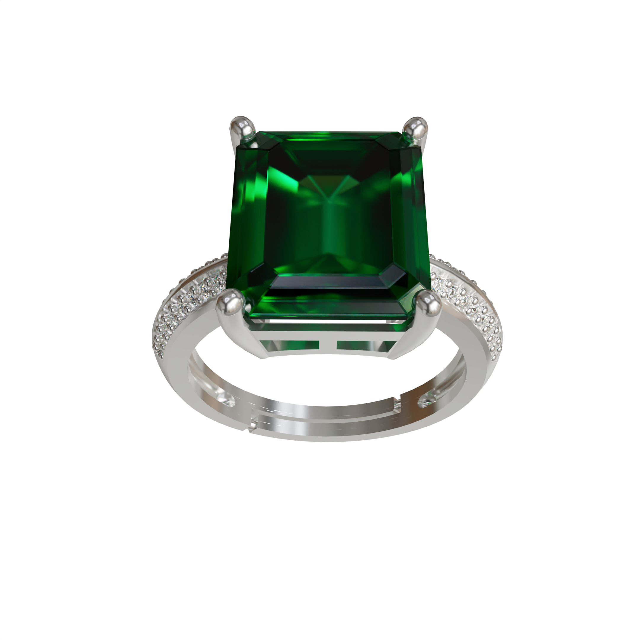 925 silver slick designer finger ring for women and girls