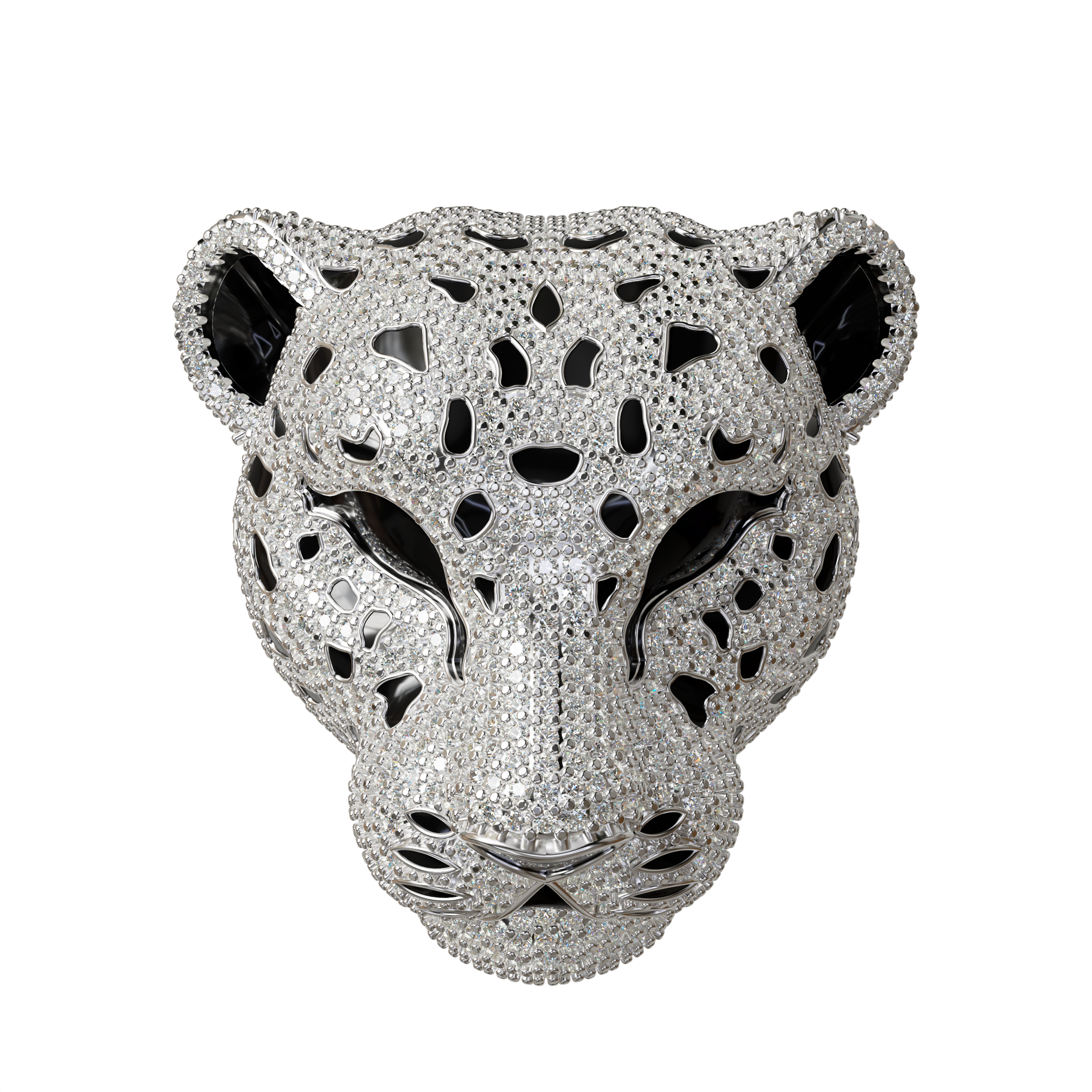 925 silver minakari Brooch