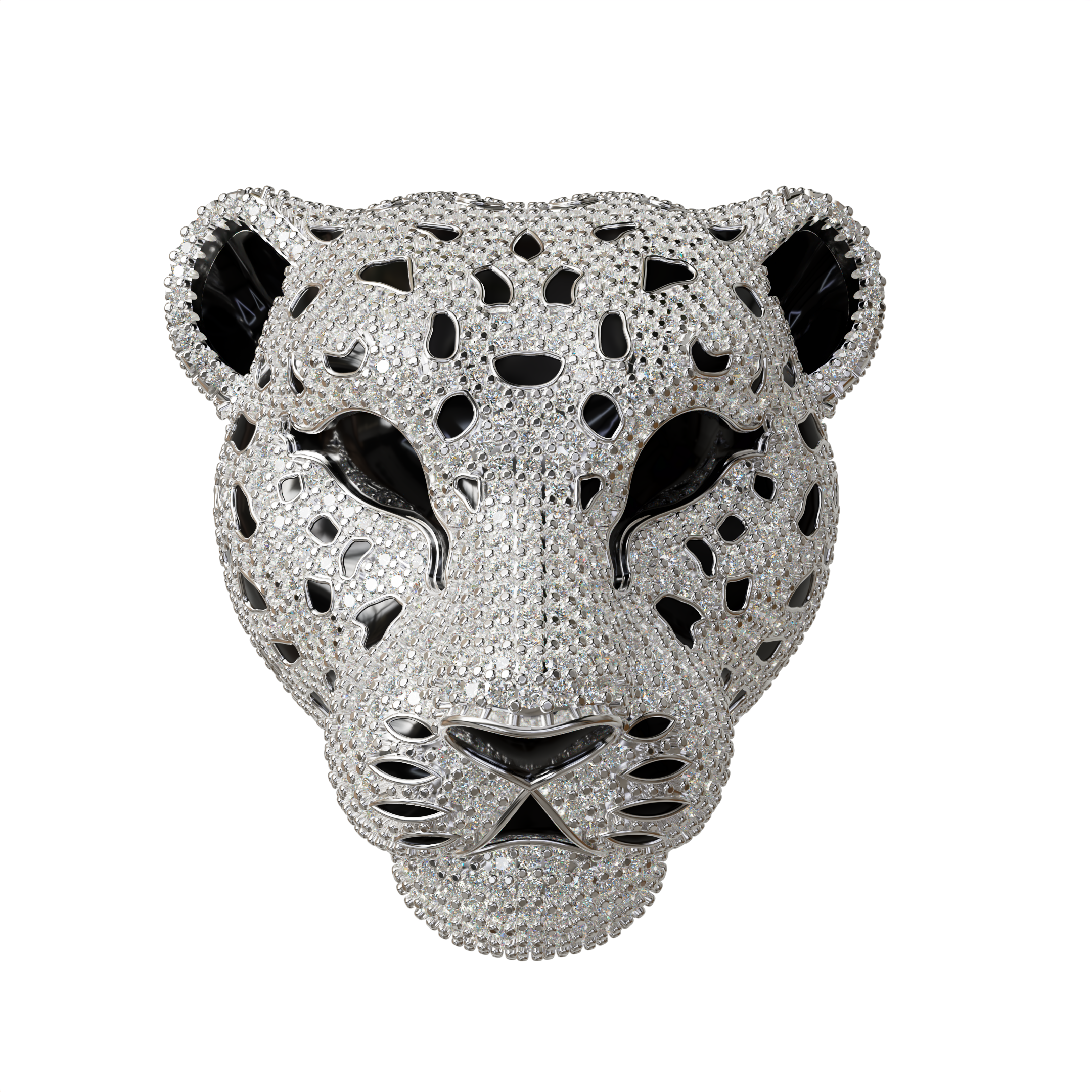 925 silver minakari Brooch