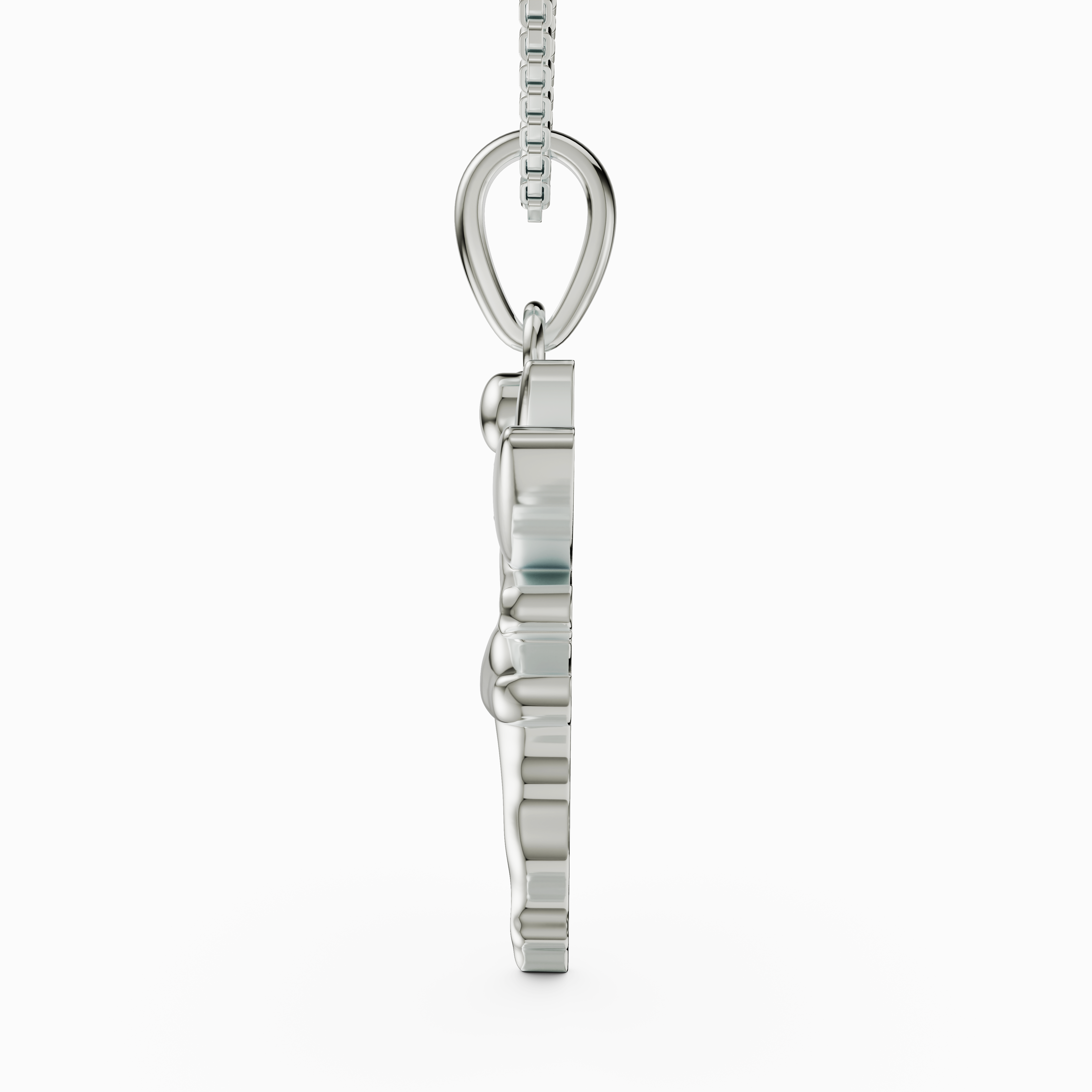 Dainty CZ Fairy Necklace in 925 Sterling Silver - Fantasy Pendant