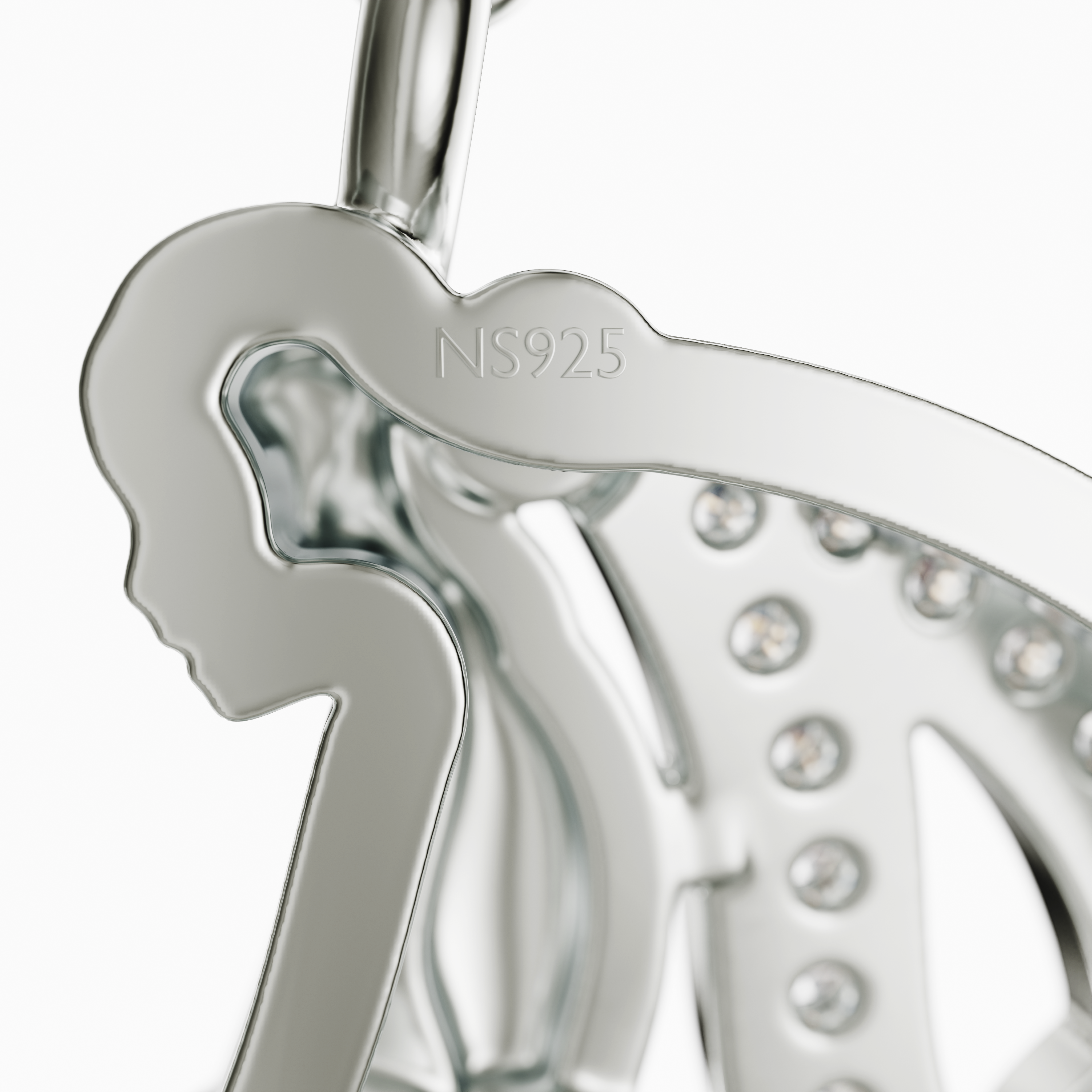 Anniversary Gift 925 Silver Wedding Tanmaniya - Luxury CZ Proposal Pendant