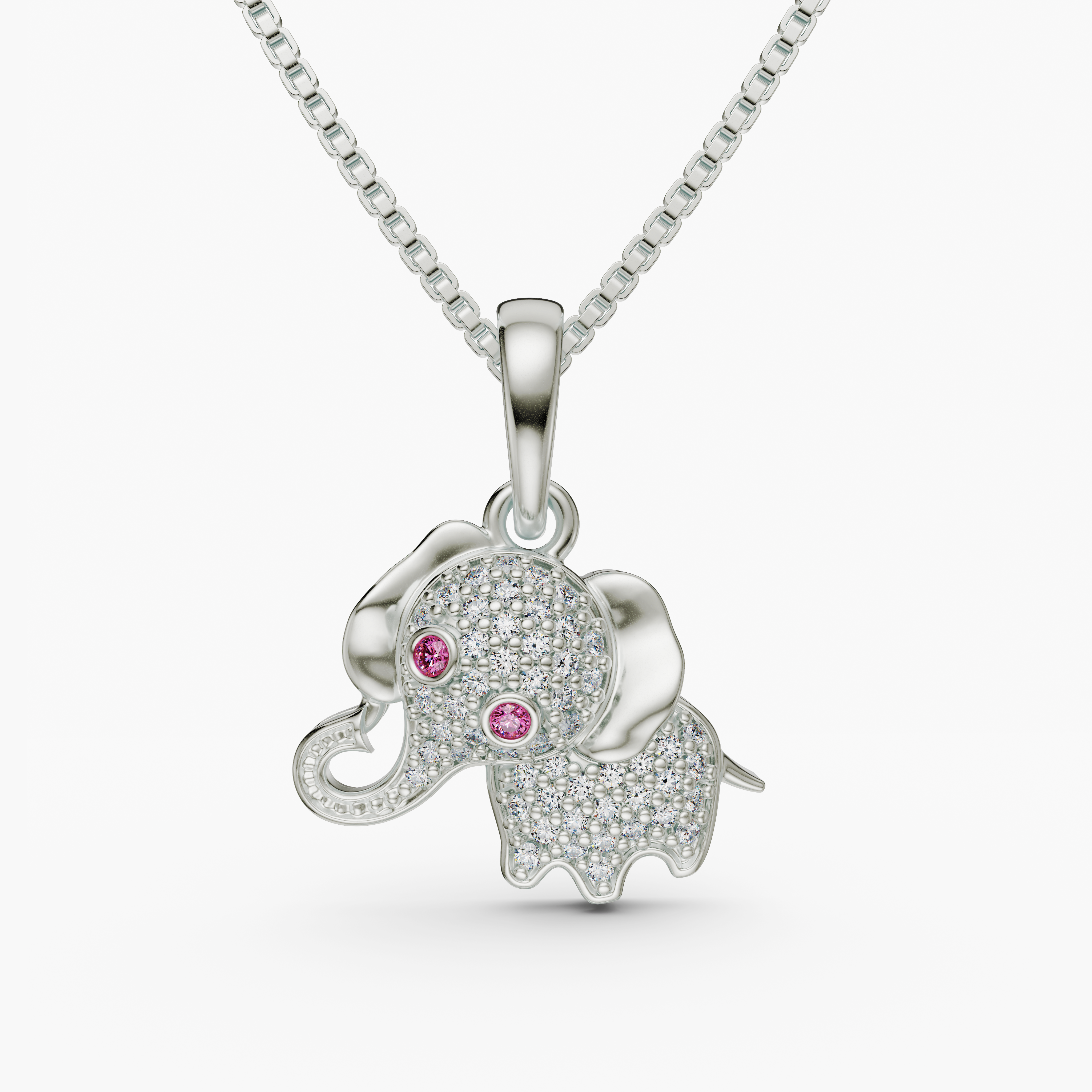 Adorable Elephant Pendant Gift for Baby & Children | 925 Silver Jewelry