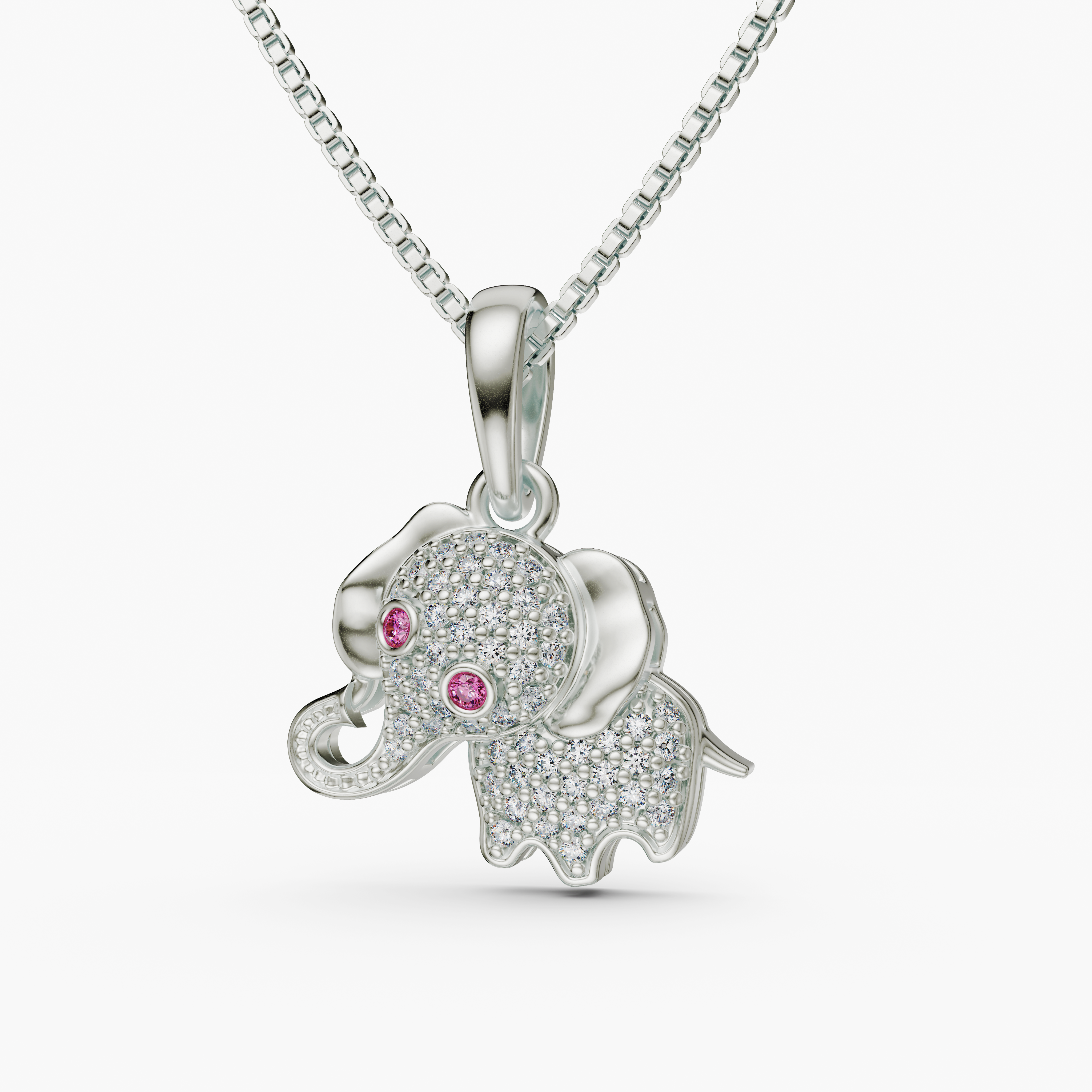 Adorable Elephant Pendant Gift for Baby & Children | 925 Silver Jewelry