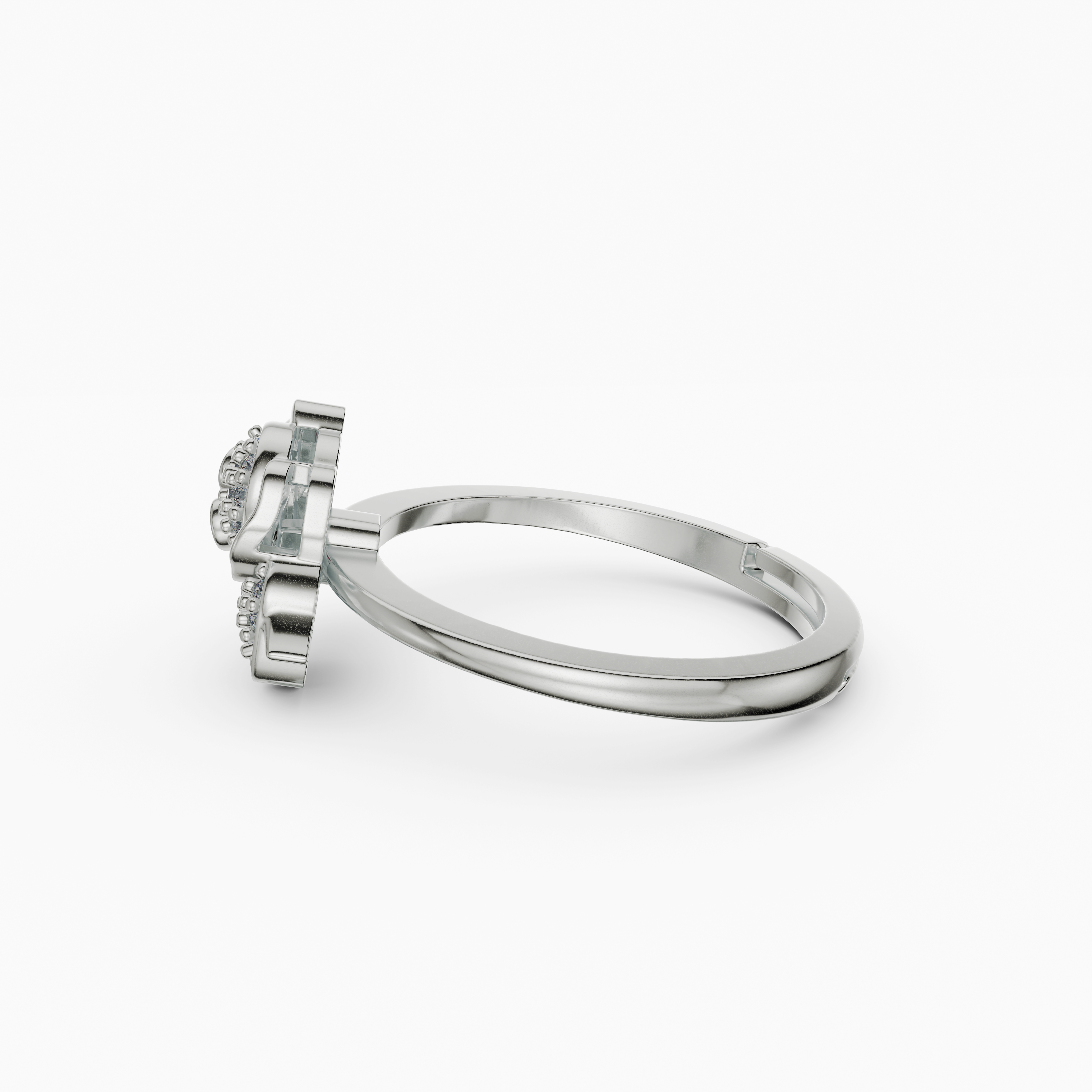 Cute Elephant Ring for Kids/Girls | 925 Silver with studded CZ Stone | Sterling Silver Jewelry Gift