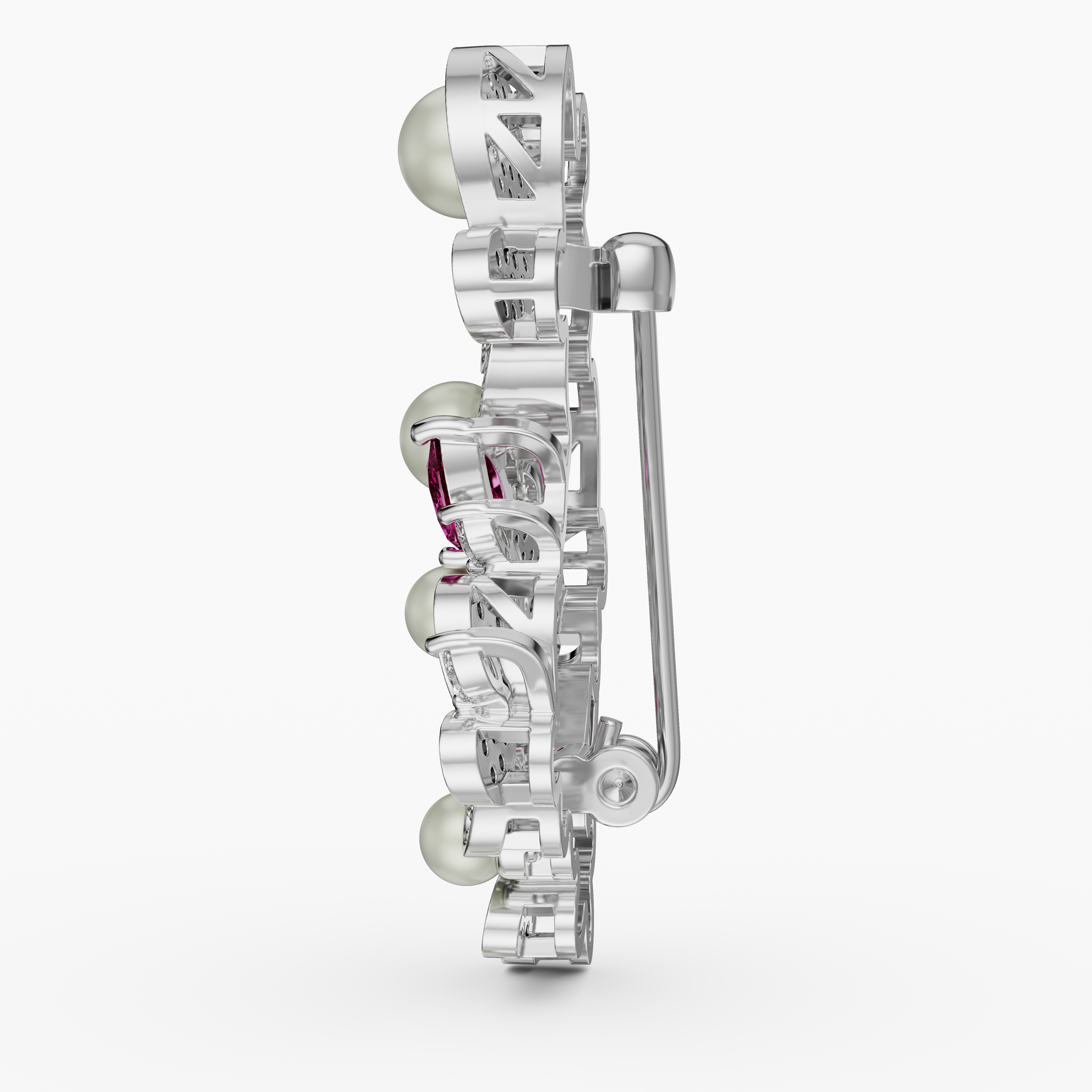 925 Sterling Silver Butterfly Cluster Brooch