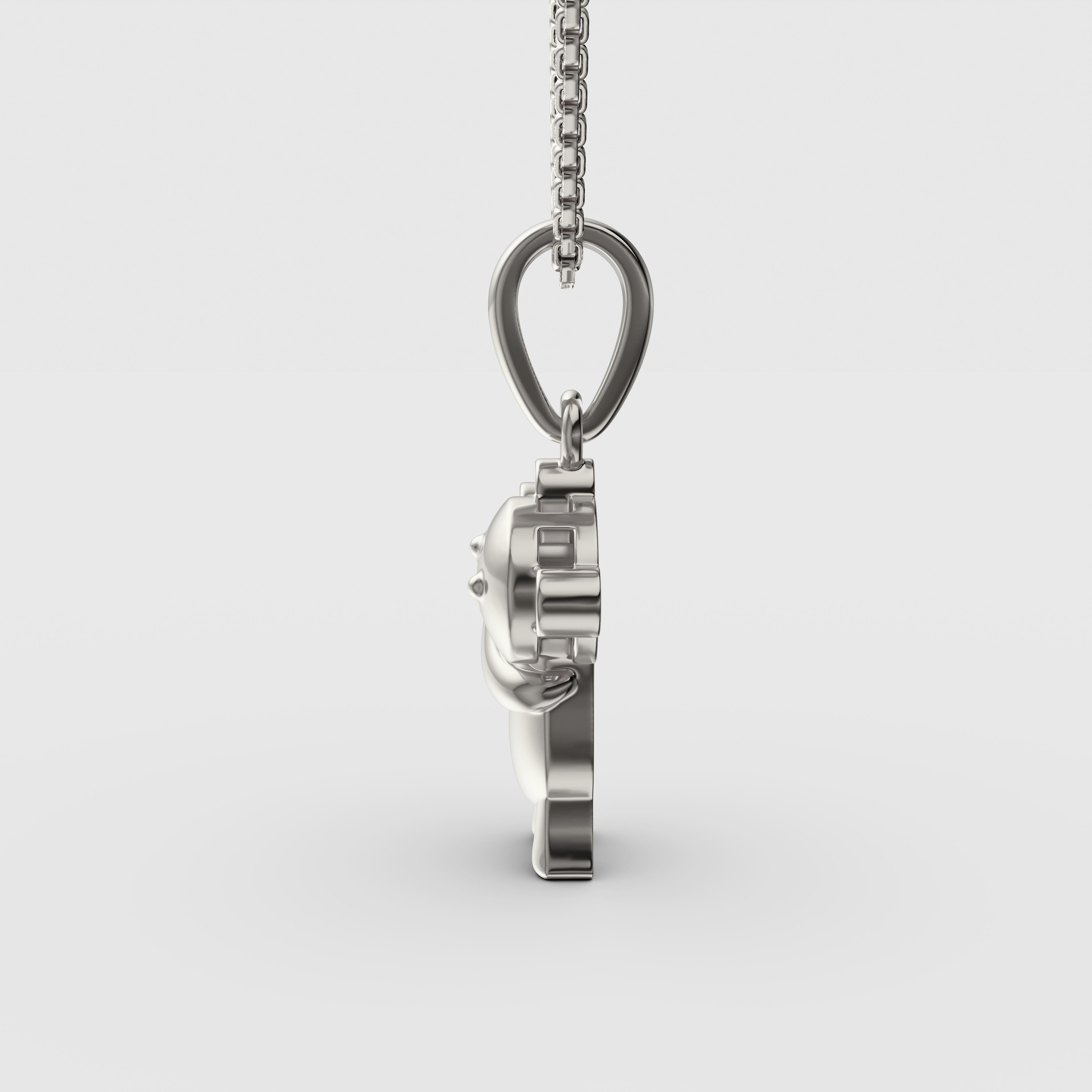 925 Silver Teddy bear Pendant withChain perfect gift for kids