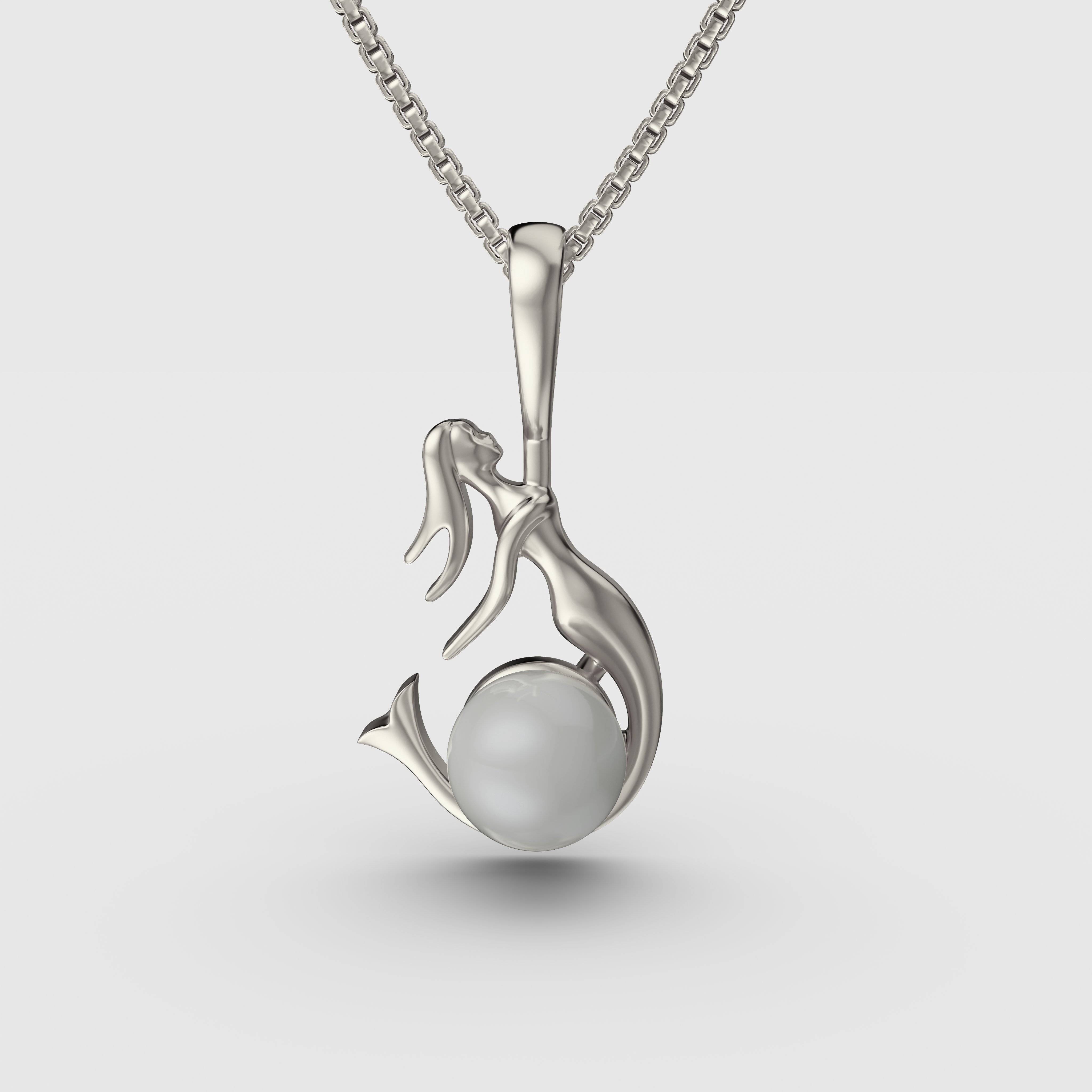 925 silver Mermaid Locket