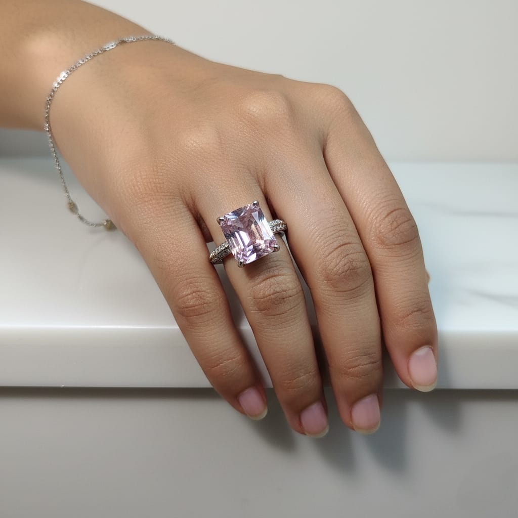 925 silver slick designer finger ring for women and girls